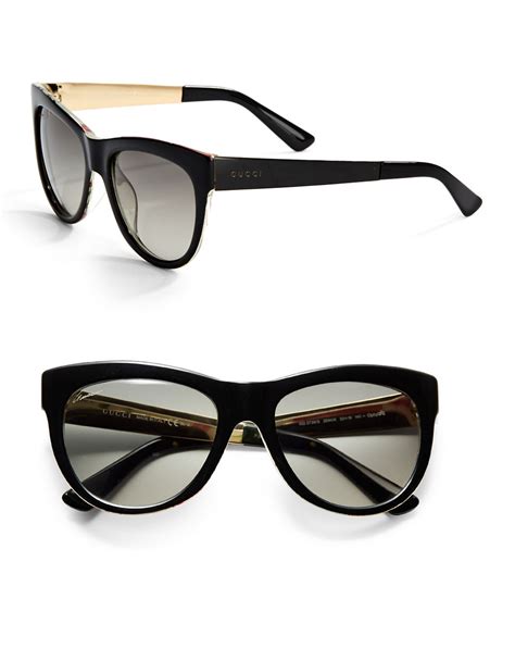 gucci cat eyes glasses|55mm cat eye sunglasses gucci.